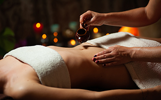 アロママッサージ画像